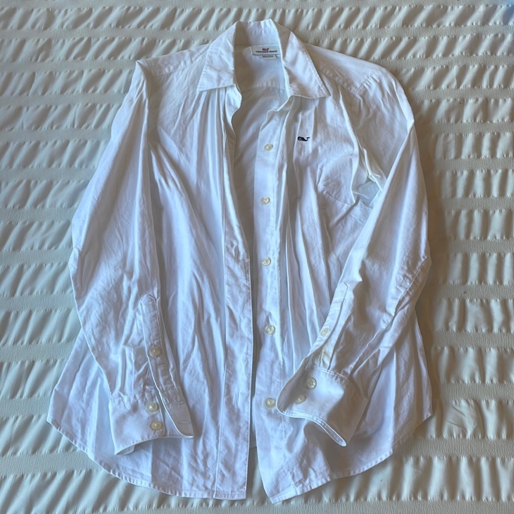 Vineyard Vines White Classic Buttondown